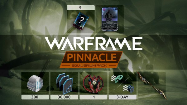 Warframe Equilibrium Pinnacle Pack Hype Games